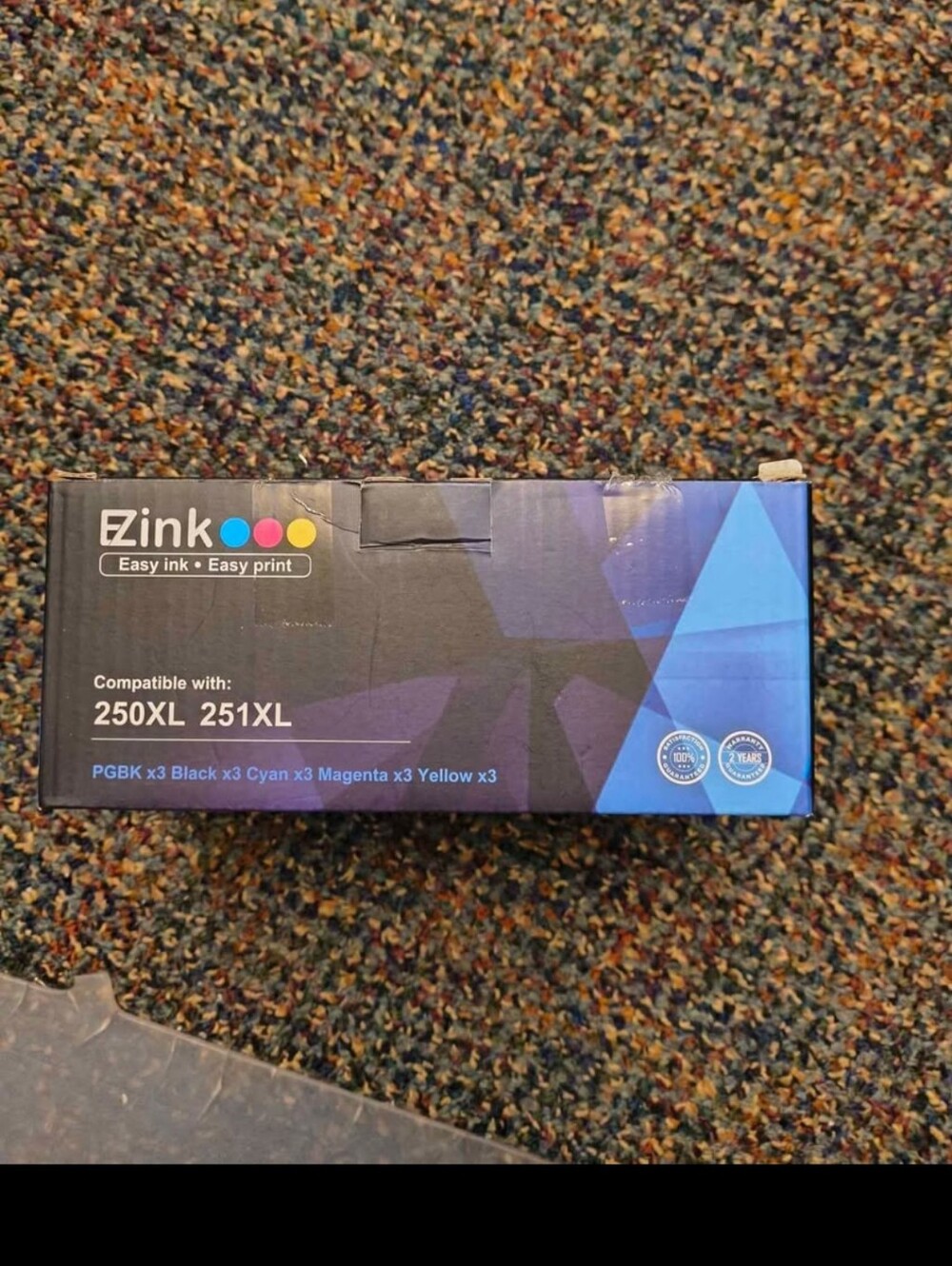 Zink Easy Ink 250XL/251XL Printer Ink Pack - Black Cyan Magenta Yellow